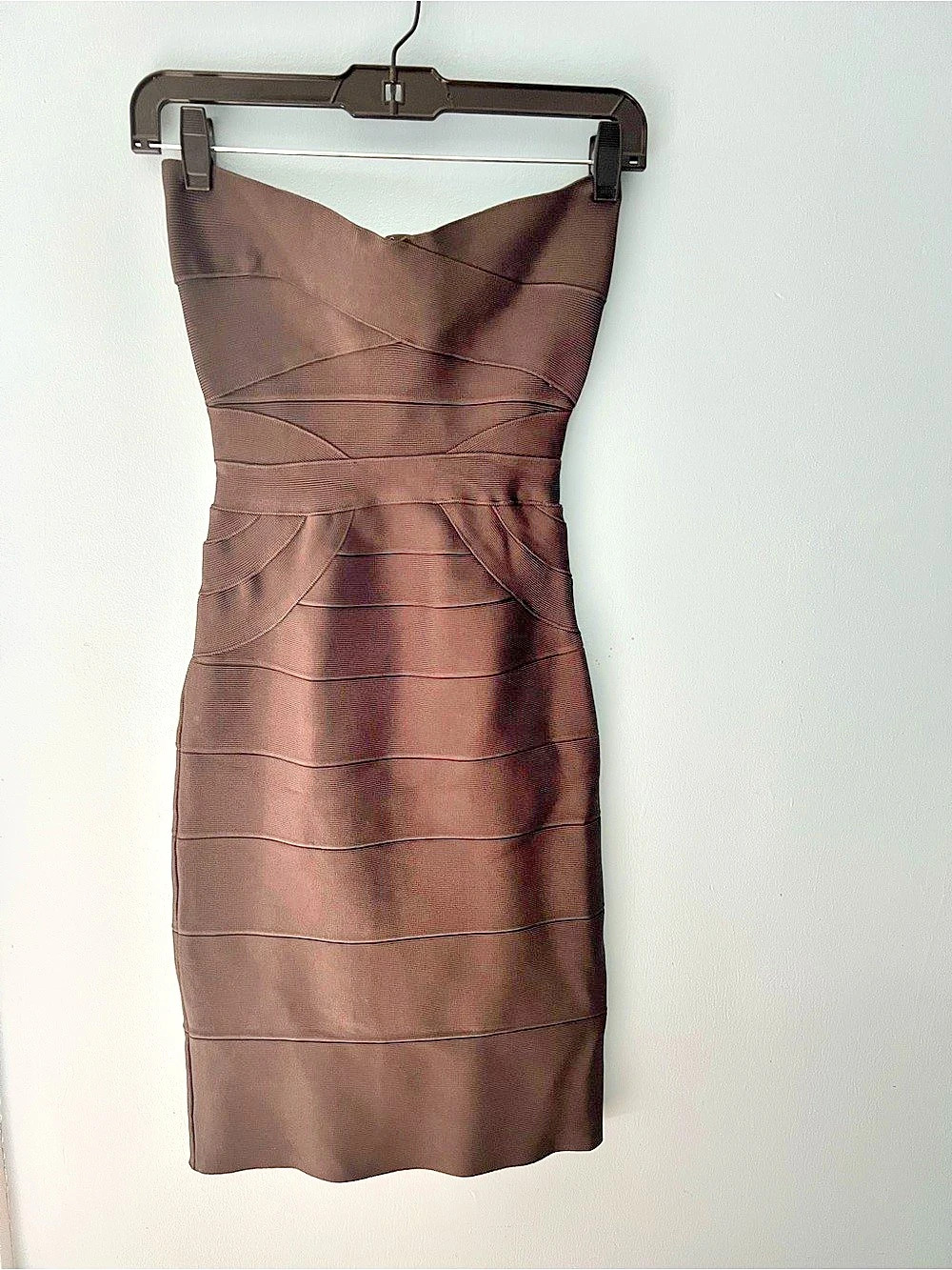Herve Leger Icon Sweetheart Bandage Dress
